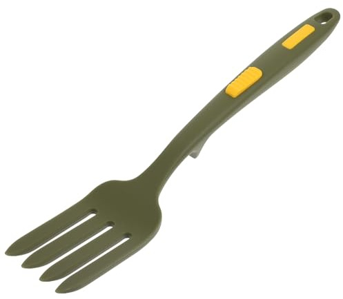 BESPORTBLE Forchetta in Silicone Comoda Manico Liscio e Arrotondato Forchetta Portatile per Insalata e Cena Accessorio da Cucina Leggero e Resistente per Uso Quotidiano