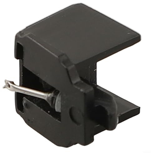 Oval skivspelarnål ATN3600LE ersättning stylus av smaragd och kolfiber för Audio-Technica AT-LP60X AT-LP60 PL300 förbättrad ljudkvalitet enkel montering svart