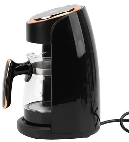 YUKERMARB Caffettiera Turca, Caffettiera Elettrica ABS 300ml 600W con Controllo della Temperatura e Spegnimento Automatico, Macchina da caffè Automatica per Viaggi in Ufficio a Casa, da 1 a 4 Tazze