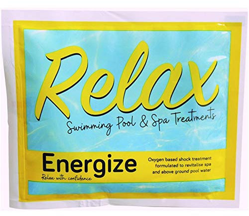Relax 5x30g ENERGISE OXYGEN SHOCK TREATMENT FOR SPAS/HOT TUBS & ABOVE GROUND POOLS