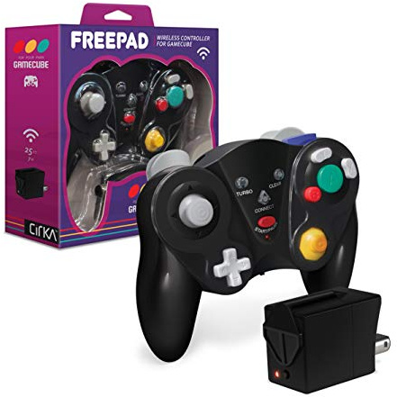 CirKa FreePad Wireless Controller: Black for Nintendo GameCube