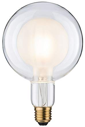 Paulmann 28764 LED Lampe Inner Shape G125 Globe 4W dimmbar Leuchtmittel Matt effizientes Licht Warmweiß 2700K E27