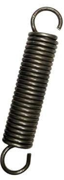Federung High Precision Heavy Duty Zugfeder mit Haken 4 mm Drahtdurchmesser x 25 mm Durchmesser x Out (90-180) mm Länge (Size : 4x25x140mm)
