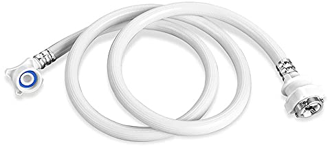 ALYHYB Washer Water Pipe Connector, Faucet Interface G1/2, Washing Machine Interface G3/4 (25mm), Automatic Washing Machine Inlet Hose Extension Tube (1.5m-10m Optional White)