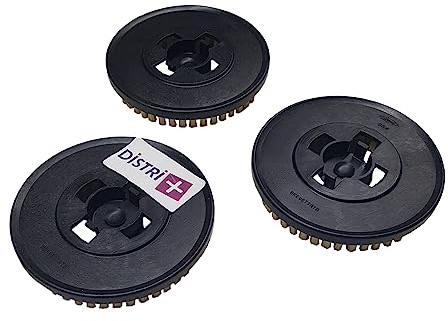 Distri+ - Disque de brosse dure jaune pour Cireuse Electrolux ZP14, AP8000 / Tornado : Chambord LC500C / KARCHER FP303... - Lot