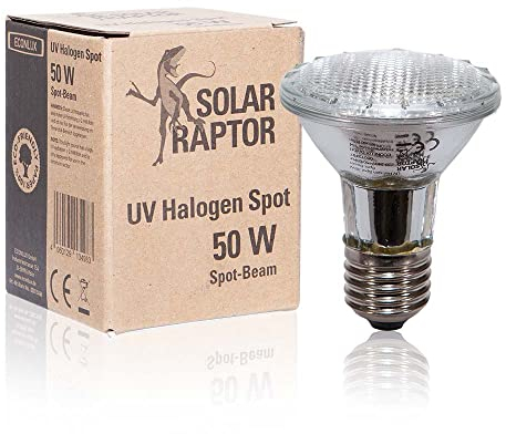 SOLAR RAPTOR UV Halogen Spot - Wärmestrahler für Terrarien (50 Watt)