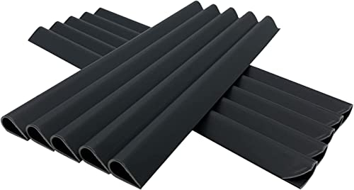 MOLVCE Mounting Clips for Double Rod Mats, Pack of 30 Clips for Privacy Screen Strips PVC Anthracite, Clamping Rails for Privacy Screen Strips for Double Rod Mats