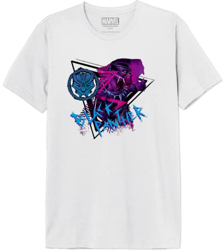 Marvel Herren T-Shirt, weiß, XS