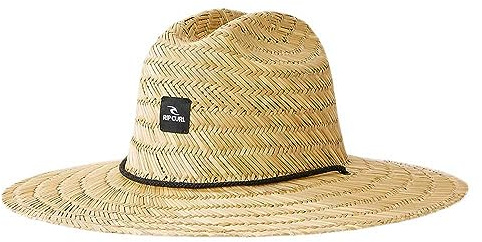 Rip Curl Chapeau Brand Logo LifeguardCurl Chapeau de Soleil Chapeau pour Le Jardin (L/XL (58-60 cm) - Nature)