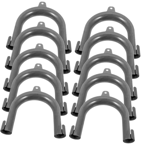 RORPOIR 10stücke Schlauchhalterung Aus Pp Für Waschmaschine Schlauchhaken U-förmiger Halter Zur Befestigung Flexibler Clip Für Ablaufschlauch Schnelle Montage Ohne Werkzeug Sicherer Halt d