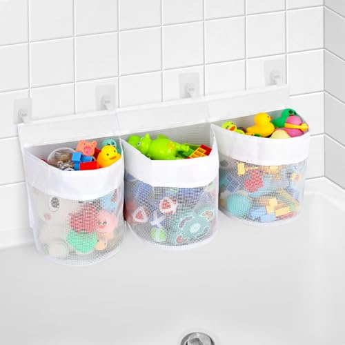 Badewannenspielzeug Aufbewahrungstasche hängeorganizer Tasche - Badewannenspielzeug Mesh Tasche. Aufbewahrung und Sortierung von Spielzeug, ideal für bäder