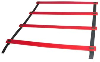 Geschwindigkeitstrainingsleiter Geschwindigkeitstrainingsleiter for Männer und Frauen for for Fußball-, Rugby- und Sporttraining(Color:Red,Size:4m/13.1ft)
