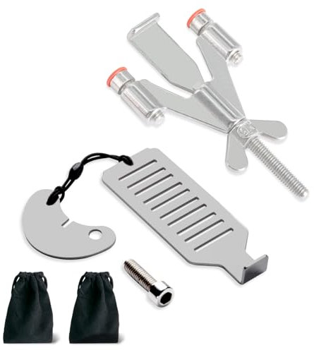 MEGAVOW Tragbares Türschloss Set, Verstellbares Edelstahl Türschloss mit Aufbewahrungstasche, Sicherheitsvorrichtung Reisetürschloss für Reisen Hotel Schule Zuhause Wohnung Hochschule