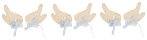UPKOCH 3paare Fingerhandschuhe Gegen Daumenlutschen Atmungsaktiver Fingerschutz Für Junge Mädchen Monate Anti-schnappschutz Für Junge Mädchen Bequeme Und Sichere Lösung Gegen