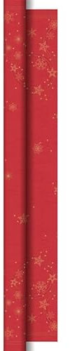 Duni 2X Dunicel®-Tischdeckenrolle 1,18 x 25 m Star Shine Red