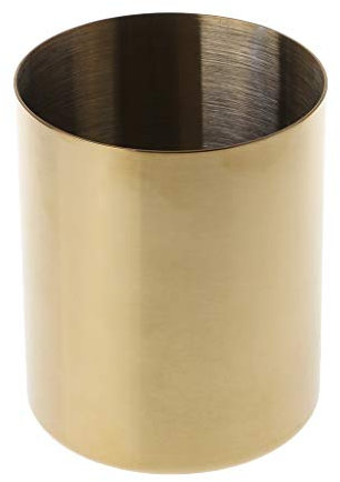 Goldener Stiftehalter, Behälter, Zuhause, Schreibtisch, Schreibwaren, Dekoration