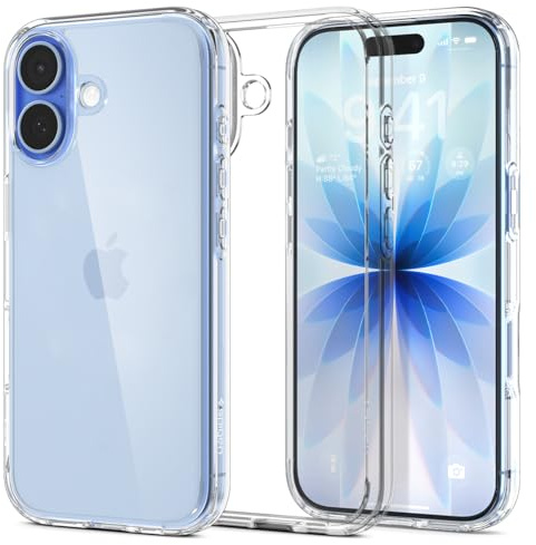 Spigen Funda Ultra Hybrid Compatible con iPhone 17 - Transparente