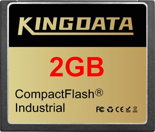 KINGDATA 2Go Carte mémoire Compact Flash Industrielle FAT16 Type I pour équipements industriels et appareils Photo numériques Anciens