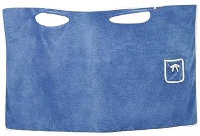 Lpoppcx Toalla de Baño Envolvente - Toalla Ponible para Mujer - Diseño con 2 Botones Absorbente Bata Falda para Casa SPA Sauna Piscina Playa Baño