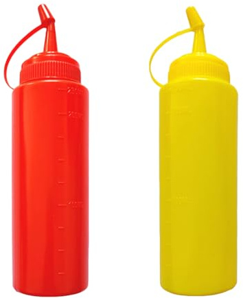 Divertenti Bottiglie Finte Di Ketchup E Senape, 2 Bottiglie Finte Di Condimento Per Insalata Con Tappo, Bottiglies Di Condimento Realistiche Con Condimenti Finti, Bottiglies Schiacciabili Scherzo