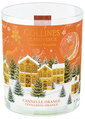 Bougie Parfumée Cannelle Orange Collines de Provence 75g
