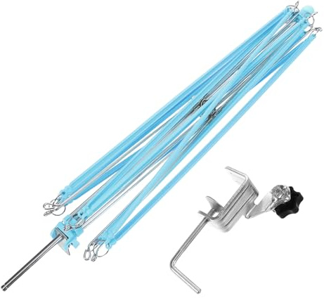 Alipis Avvolgitore Manuale per Matasse di Filato Azzurro Supporto Anti-groviglio, Organizzatore Compatto per Gomitoli di Lana, Accessorio per Maglieria e Uncinetto, per Uso Domestico