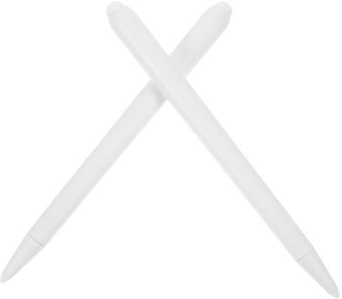 HANABASS Lápiz Táctil para Pantalla Digital, Diseño Doble Punta, 2 Unidades, Material ABS Duradero, Color Claro, Adecuado para Pizarras Electrónicas y Reuniones