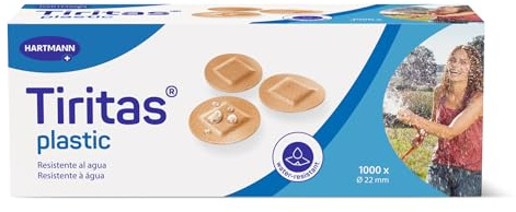 TIRITAS PLASTIC REDONDAS 1000 UDS
