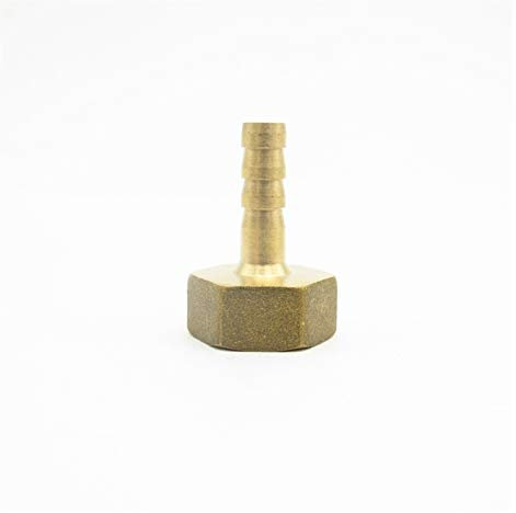 Pangocho Jinchao-Messing Schlauchtülle Innengewinde Messing Barbed Rohrfitting-Koppler Adapter, 4mm 6mm 8mm 10mm 12mm 14mm Schlauchkupplung X 1/4, Armaturen reparieren