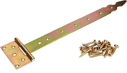 KOTARBAU® T-Scharnier Dekorativ 400 mm Verzinkt Gelb