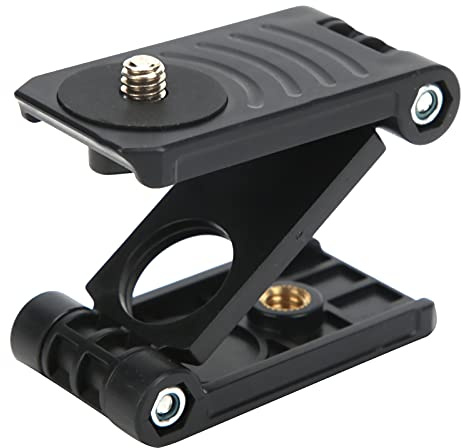ASHATA Portable Z Flex Tilt Head Quick-Folding Z Flex Tilt Tripod Head for DSLR Camera Camcorder Tripod Slide Rail Z Tilt Gimbal Quick Release Plate Bracket Stand with Wrench