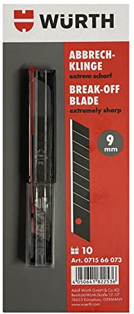 Würth Abbrechklinge 9mm, schwarz