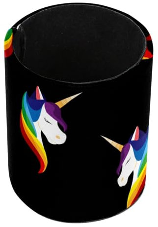 Sleep Horse Pattern Desk Pen Holder, Pencil Pen Desk Organizers, Pencil Holder Pencil Case Cup Pencil Bag for Desk Office Pen Case for School, Kids