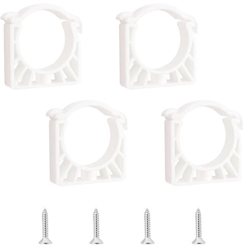 INCREWAY Supporto per gancio per barca, 4 pezzi, morsetti per remi, clip a molla marina, clip di montaggio per barca, morsetto a sgancio rapido, strumenti per Gaff, pali da barca, remo, pagaia da