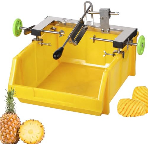 STDZQCWY Vide-Ananas Professionnel, Éplucheur D'ananas De 30 À 36 Cm, avec Espacement Réglable, Poignée Antidérapante, Coupe Rapide Et Complète, pour Maison, Restaurant, Bar, Supermarché
