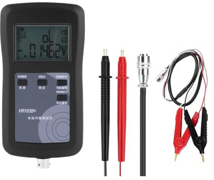 Batterietester, YR1030 Lithium-Batterie Innenwiderstandstester DC 0-100V Hochpräziser Batterietester 4-Draht-Widerstandsprüfrät(2300W with control)