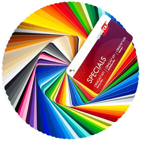 Finest Folia Farbfächer Plotterfolie Folie 970, 975, 951, 751 C, 651, 631/451 / 7510 Plott Folie Autofolie Werbung (Specials 451/631/7510/6510/8810/8710/8510/8300/3851)