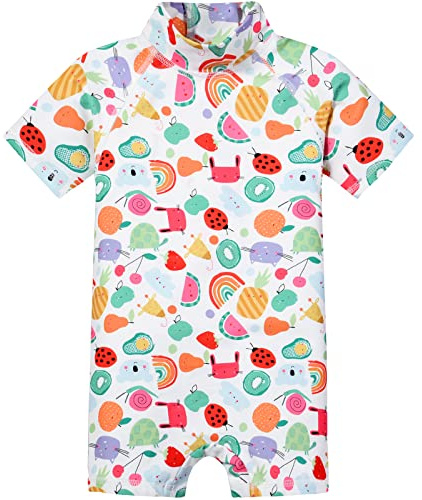 Traje De Baño De Una Pieza con Cremallera para Bebés/Niños Pequeños Y Niños Traje De Baño con Protección Solar UPF 50+ Trajes De Neopreno De Surf