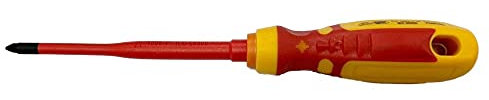 Tournevis cruciforme en acier isolé PZ2 100 mm 7222