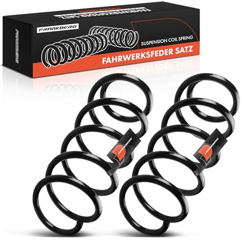 Frankberg 2x Federn Fahrwerksfeder Vorderachse | Kompatibel mit Astra H 2004-2009 Astra H Caravan L35 2004-2010 Astra H GTC A04 L08 2005-2010 Replace# 93179682