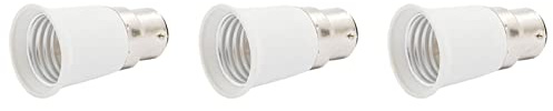 KVSERT 3X B22 Vers E27 Adaptateur de la Douille de L'Ampoule de Lampe