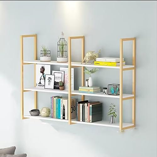 Portabicchieri Da Vino A Parete - Portaoggetti Da Soffitto, Piedistallo Per Piante Da Parete, Mensole Da Muro In Ferro Battuto, Portaoggetti Sospeso In Ferro Battuto ( Color : Gold , Size : 120*28*120