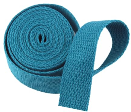 YunYunStrap Gurtband baumwolle 25mm für taschen zum nähen, Dicke 1,3 mm, Länge 5, 10 oder 20 Yards