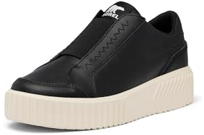 Sorel Women's Ona Ave Slip on Sneaker Winter, Black, Chalk, 6 UK