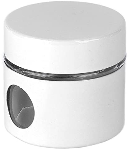 Mini Récipient en Verre scellé pour Grains de café, Réservoir de Stockage de Cuisine, Haricots, thé, Sucre (mini pot blanc)