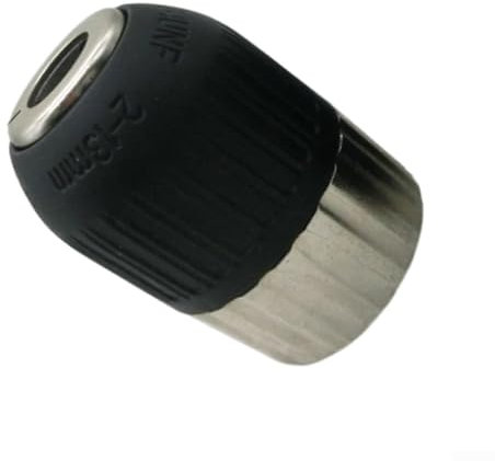 Sileduove Keyless Drill Chuck, Electric Drill Chuck, Self-Clamping Drill Chuck, 2-13 mm Electric Drill Chuck, Keyless Self-Locking 3/8-24UNF Keyless Adapter