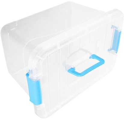 TOYANDONA Caja De Arena Portátil para Niño Niña con Tapa Almacenamiento De Juguetes Caja De Arena De Plástico Reutilizable para Actividades De Interior y Exterior para Organización y