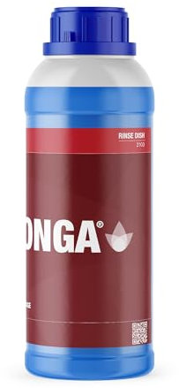 Konga Rinse Dish, Klarspüler in kommerzieller Industriequalität, Klarspüler für professionelle Spülmaschinen, Finish/Klarspüler für Spülmaschinen/für makellos sauberes Geschirr, 1, 10 Liter (1 Liter)