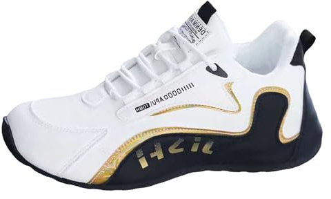 NAFING Sneakers Homme Orthopédique Basses Baskets Outdoor Blanche Sneakers Doux Coussin d'air Marche Chaussures De Travail Respirant Décontractées Basquettes Antidérapante