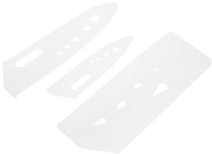LIFKOME Funda Protectora Chef 3 Piezas Plástico Resistente Protección de Cuchillas Almacenamiento Conveniente Cocina Casa